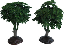 Bomen Donkergroen 2 stuks