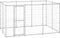 vidaXL - Hondenkennel - 7,26 - m² - gegalvaniseerd - staal
