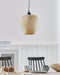 BOMU - Hanglamp - Lichte houtkleur - Bamboehout