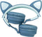 PowerLocus Buddy - Draadloze On-Ear Koptelefoon - 85dB Gehoorbescherming met Micro SD slot - Blauw