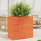 vidaXL - Plantenbak - 70x40x68,5 - cm - massief - grenenhout - wasbruin