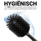 Nevana Siliconen Toiletborstel - WC borstel - Hygiënische TPR borstelharen - Zwart