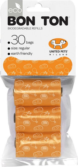 Bon Ton Poepzak Refill Oranje 3 Rollen met 10 Zakjes