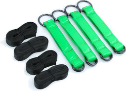 Bondageset Electra Bed Restraint Straps Groen
