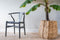 Bone Wooden Dining Chair, Black