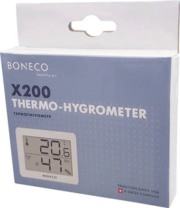 Boneco X200 Thermo-Hygrometer met LCD-Display Wit