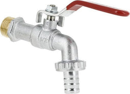 Bonfix tapkraan - kogelkraan - hendel - met slangaansluiting - 1