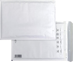 Bong luchtkussenenveloppen formaat 230 x 340 mm met stripsluiting wit doos van 100 stuks