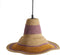 Bonheur du Jour Hanglamp Hat Bohemian gevlochten hanglamp in sea rush - Ø38xH21cm - Natural Violine