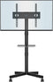 BONTEC - Mobiele TV-Standaard - 23-55 inch - Verstelbare Hoogte - Laptopplank