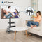 BONTEC - TV-Standaard met Wielen - 30-70 Inch - Tot 40 kg - 6 Hoogteaanpassingen - MAX VESA 600x400mm