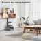 BONTEC - TV-Standaard met Wielen - 30-70 Inch - Tot 40 kg - 6 Hoogteaanpassingen - MAX VESA 600x400mm