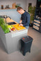 Bonton Circubin - Afvalbak - 2 x 20L - Dichte deksel - gerecycled PP - 2 binnenbakken - 76x30x41cm