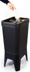 Bonton Circubin - Afvalbak - 2 x 20L - Open deksel - gerecycled PP - 2 binnenbakken - 76x30x41cm