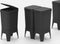 Bonton Circubin - Afvalbak - 2 x 20L - Open deksel - gerecycled PP - 2 binnenbakken - 76x30x41cm