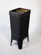 Bonton Circubin - Afvalbak - 2 x 20L - Open deksel - gerecycled PP - 2 binnenbakken - 76x30x41cm