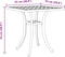 vidaXL Tuintafel 53x53x53 cm gietaluminium groen