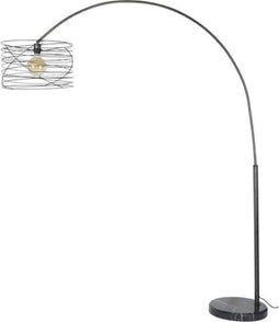 Booglamp Ø45 curl - Charcoal