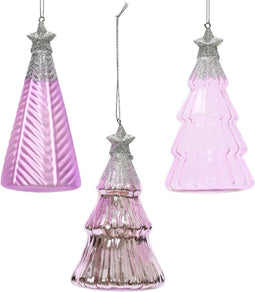 Boom glas d6.7h12.6 cm fris lila a3
