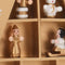 Boom m hangdeco 30 cm goud kerstversiering
