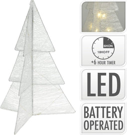 Boom Vouwbaar Met LED 50 cm Wit.
