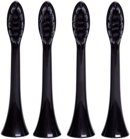 Boombrush Sonische Opzetborstel Zwart 4 stuks
