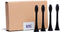 Boombrush Sonische Opzetborstel Zwart 4 stuks