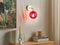 BOOMI - Wandlamp - Rood - Metaal