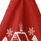 Boomrok polyester d90h1 cm rood