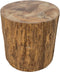 Boomstam bijzettafel - ø45 cm - teak