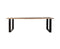 Boomstam eettafel Eleonora Acacia met U-poten - 200x100