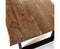 Boomstam eettafel Eleonora Acacia met U-poten - 300x100
