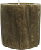 Boomstam kaars - ø20 cm - teak