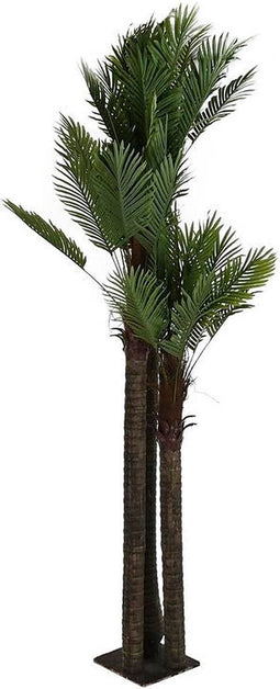 Boomstructuur DKD Home Decor Palmboom Polyester Polypropyleen (100 x 100 x 250 cm)