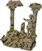 Boon Aquarium Tempel en Beeld - 22 x 17 cm - Grijs