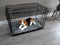 Boon Draadkooi met Deur en Schuifdeur Zwart 92 x 57 x 64 cm