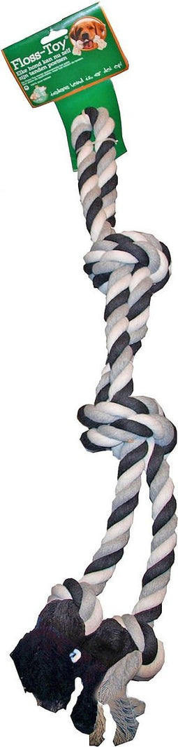 Boon Floss-Toy Halter Zwart/Wit GROOT
