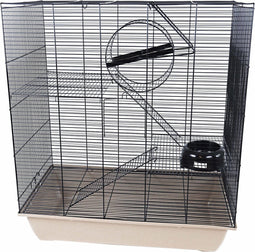 Boon Interzoo Rattenkooi Rat 70 Zwart / Beige 70,5X40,5X79,5CM