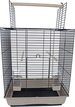 Boon Interzoo Vogelk.big Ara Zwart / Beige 55,5X42,5X67,5/88CM