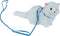 Boon Kittentuig Nylon + Lijn Neon Blauw
