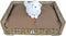 Boony est1941 hondenkussen basic bruin - 70X50 CM