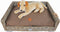 Boony Est1941 - Hondenkussen Basic - Bruin - 85x60x14 cm