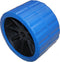Boot-zijrol Blauw 120x75, as 15 mm.