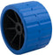 Boot-zijrol Blauw 120x75, as 15 mm.