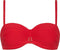 CYELL SCARLETT - Dames Bandeau Bikinitop - Voorgevormd met Beugel - Rood
