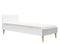 Bopita bed 90x200 (excl. bodem) - Wit/Grijs
