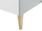 Bopita bed 90x200 (excl. bodem) - Wit/Grijs
