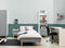 Bopita bed 90x200 (excl. bodem) - Wit/Grijs