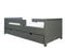 BOPITA - BED JONNE 90X200 - MIX & MATCH - DEEP GREY