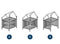 Bopita Box Home - 95x75 cm. - Natural